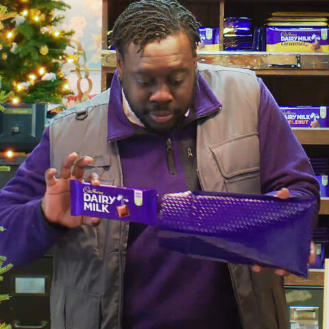 Send a secret chocolate bar